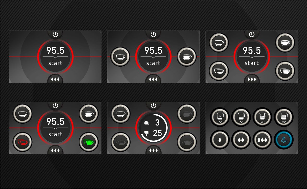 Studio grafico per UI TFT